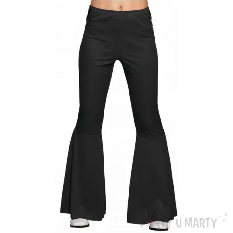 spodnie party dzwony disco czarne boland rozm m