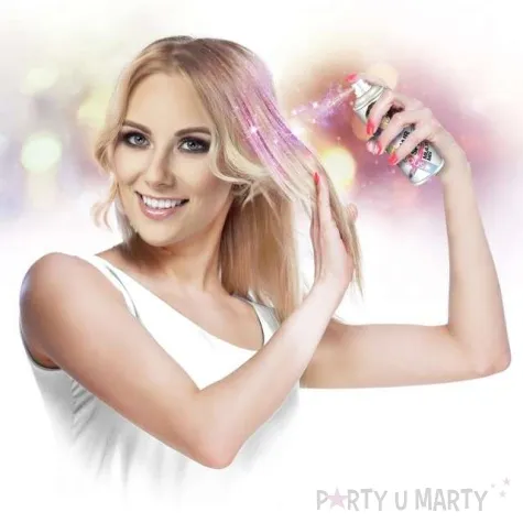 spray koloryzujacy brokatowy zloty paint glow 125 ml