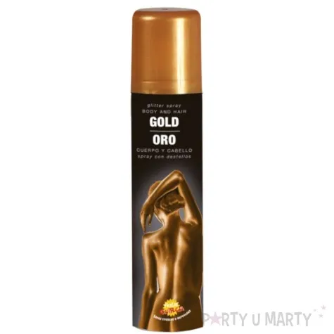 spray koloryzujacy deluxe zloty guirca 75 ml