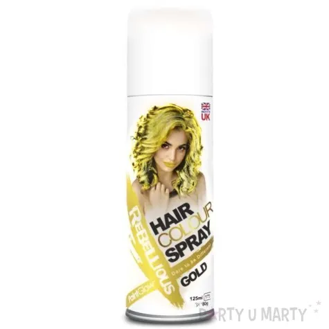 spray koloryzujacy hair deluxe zloty guirca 125 ml