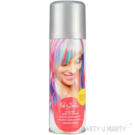 spray koloryzujcy party time srebrny arpex 125 ml