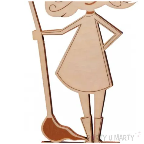 statuetka nagroda za kostium mala czarownica drewno 19 5 cm