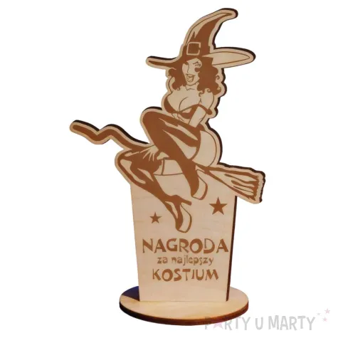 statuetka nagroda za kostium sexy wiedzma drewno 15 5 cm