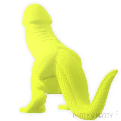 statuetka penisozaur golasek zolty neon 13 cm