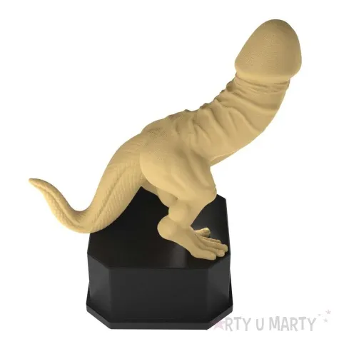 statuetka penisozaur urodzinowe trofeum cielisty 17 cm