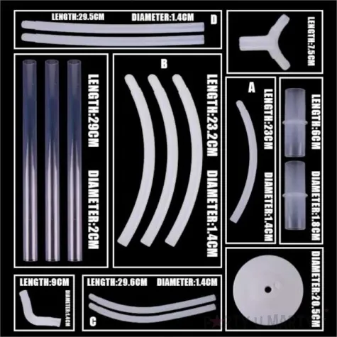 stelaz do girland balonowych love 144 cm jix