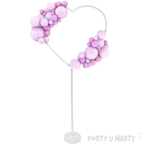 stelaz do girland balonowych serce na sztycy godan 78 x 162 cm