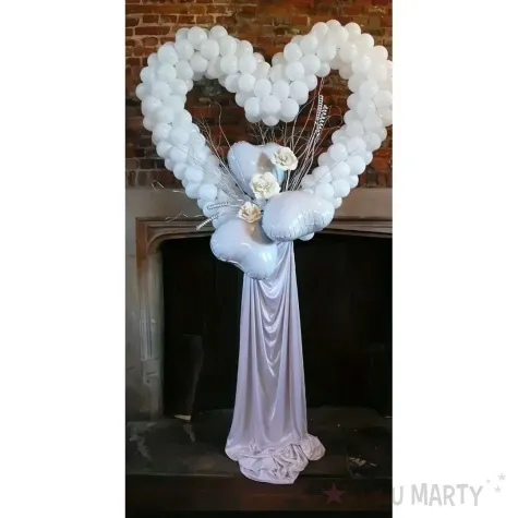 stelaz do girland balonowych serce na sztycy godan 78 x 162 cm