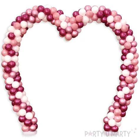 stelaz do girland balonowych serce stojace gemar 220 x 260cm