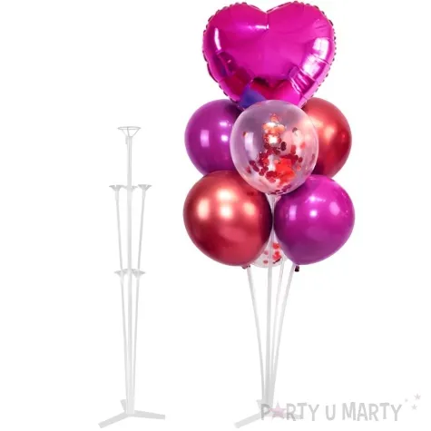 stojak do balonow classic bialy godan 72 cm