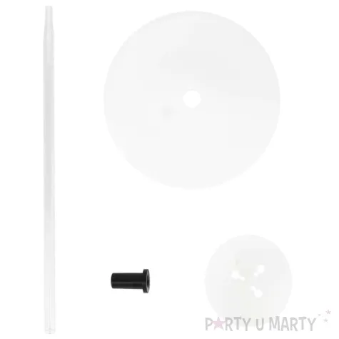 stojak do balonow classic sztyca srebrny partypal 200 cm