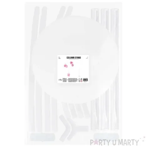 stojak do balonow serce bialy partypal 150 cm