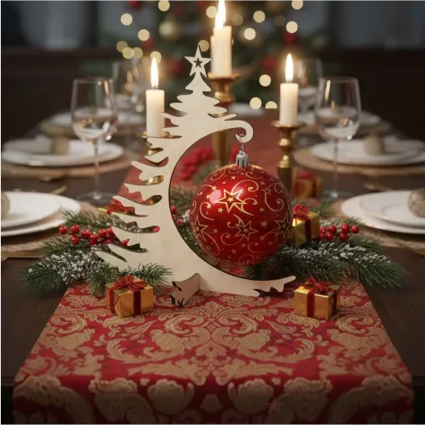 stojak na bombke choinka classic 24 cm