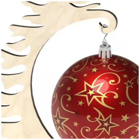 stojak na bombke choinka classic 24 cm