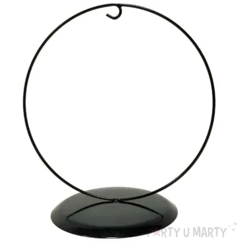 stojak na bombke classic okragly czarny aliga 23 cm