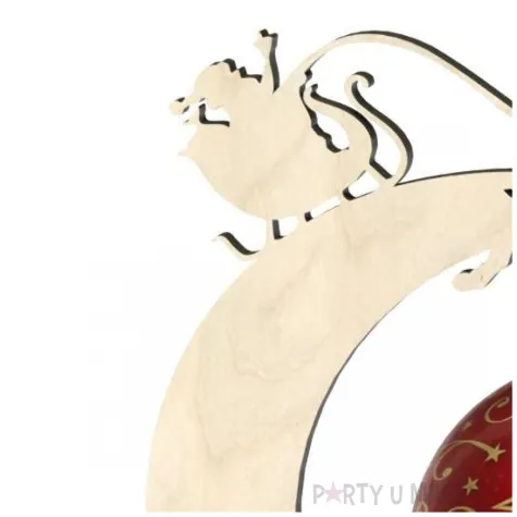 stojak na bombke mikolaj na ksiezycu 24 cm