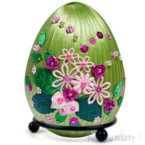 stojak na pisanke podstawka na nozkach czarny aliga 2x5 5 cm