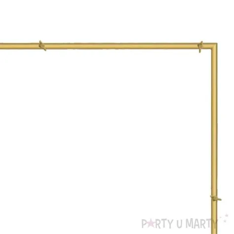 stojak na tlo kwadratowy zloty godan 210 x 210 cm