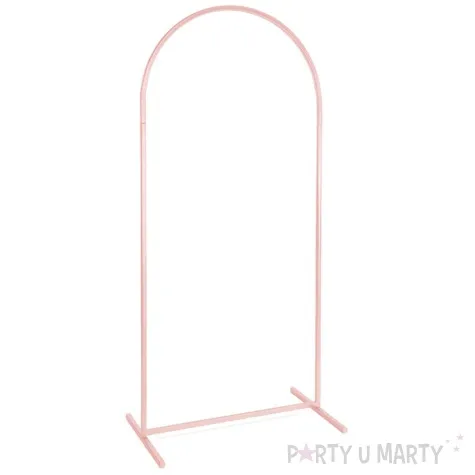 stojak na tlo luk rozowy partydeco 80 x 180 cm