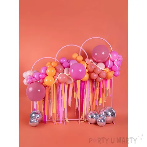 stojak na tlo luk rozowy partydeco 80 x 180 cm