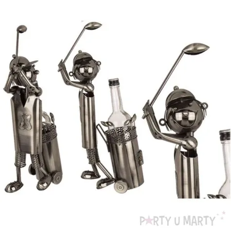 stojak na wino golfista metalowy ootb