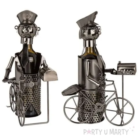 stojak na wino listonosz metalowy ootb