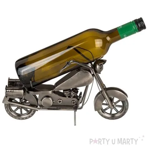 stojak na wino motocykl metalowy ootb