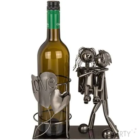 stojak na wino zakochana para iii metalowy ootb