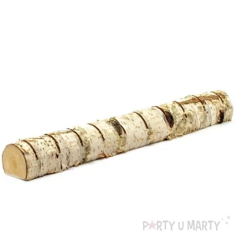 stojak na wizytowki drewno bialy partydeco 40 x 5 cm