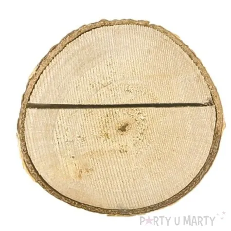 stojak na wizytowki drewno brazowy partydeco 4 cm 6 szt