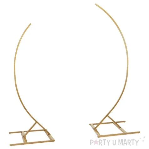 stojak niepelne luki zloty partydeco 2 m 1 8 m 2 szt