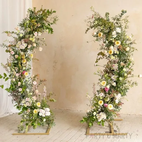 stojak niepelne luki zloty partydeco 2 m 1 8 m 2 szt