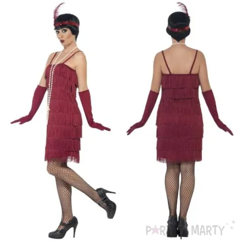 stroj dama rubin lata 30 smiffys rozm xl