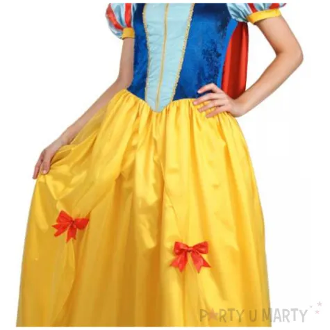 stroj damski na karnawal krolewna sniezka zestaw sukienka i opaska godan rozm m