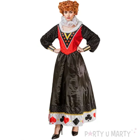 stroj damski na karnawal krolowa kier alicja z krainy czarow rozm m