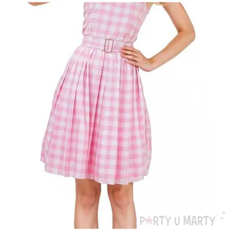 stroj damski na karnawal retro sukienka vintage barbie pin up rozm m