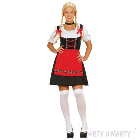 stroj damski na oktoberfest sukienka bawarka karczmarka festiwal piwa l