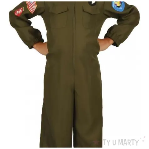 stroj dla chlopca na karnawal zolnierz mundur amerykanskiego pilota rekonstrukcja 120 130