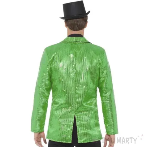 stroj dla doroslych cekinowa marynarka zielona smiffys rozm l