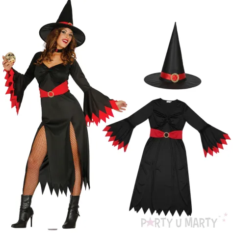 stroj dla doroslych czarownica ognista czarno czerwony guirca m