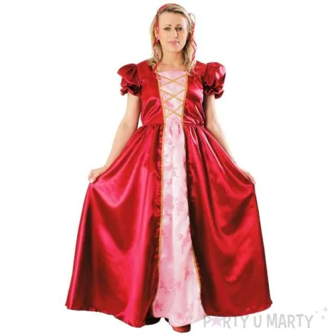 stroj dla doroslych dostojna dama czerwona kraszek rozm s