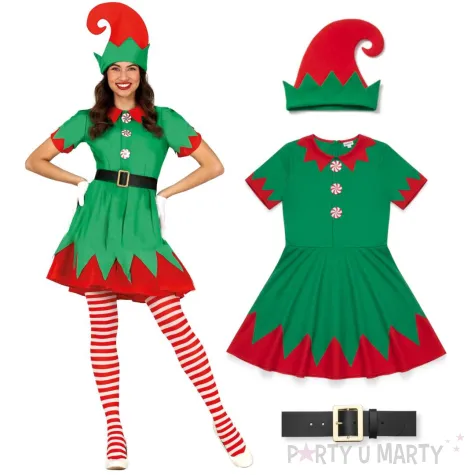 stroj dla doroslych elfka pomocniczka mikolaja guirca rozm m