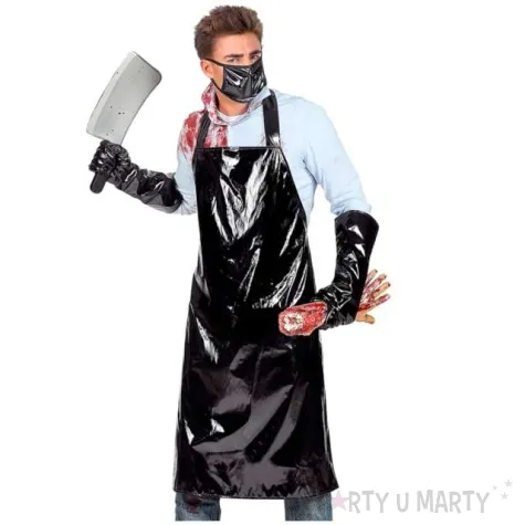 stroj dla doroslych fartuch nocny rzeznik czarny widmann