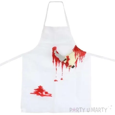 stroj dla doroslych fartuch rzeznika bialy godan