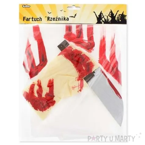 stroj dla doroslych fartuch rzeznika bialy godan