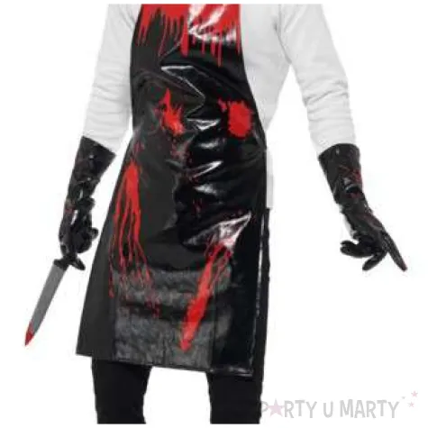 stroj dla doroslych fartuch rzeznika mordercy czarny smiffys