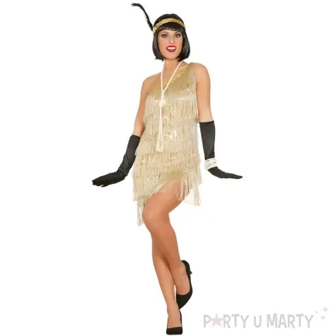 stroj dla doroslych flapperka zloty guirca rozm l