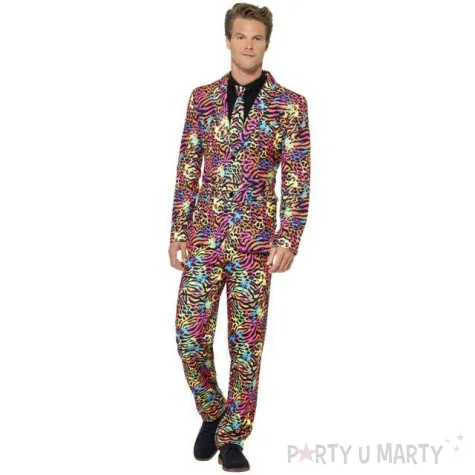 stroj dla doroslych fluorescencyjny garnitur neonowy xl