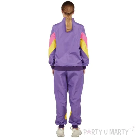 stroj dla doroslych gimnastyczka ortalionowy dres retro lata 80 ptitclown rozm l xl