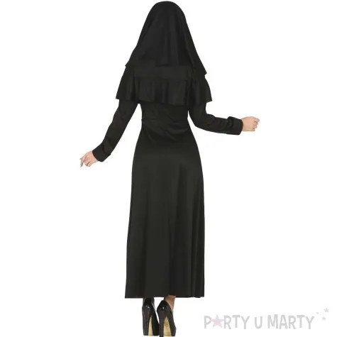 stroj dla doroslych gotycka zakonnica czary bialy guirca rozm m